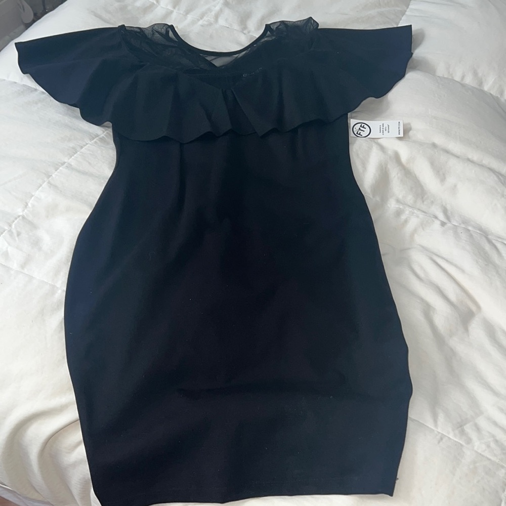 Fashion To Figure Off the shoulder ruffle dress
